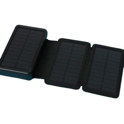 China Factory Low Cost Mobile Slim Power Bank 10000mah Solar Battery Charger Type C+Micro +USB A for sale