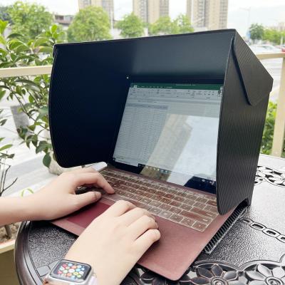 China New Outdoor Sports PU Custom Portable Laptop Sunshade Anti-peep Cooling Live Sunshade for sale