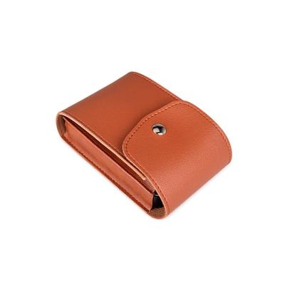 China Factory Wholesale Custom Fashion Phone Digital Accessories Storage Bag Handmade Leather Portable Bags Stored for sale