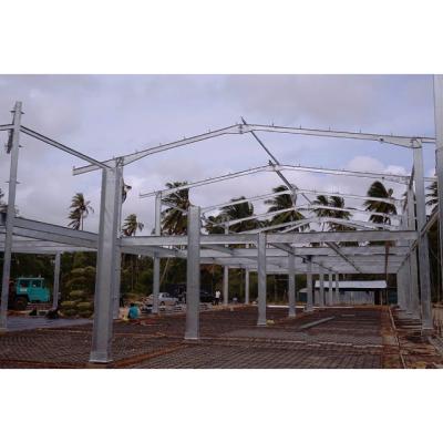 China Cheap Steel Fabricated Frame Structure House Price Large Span Space Steel Warehouse Fabricated Heavy Steel Structure Building for sale