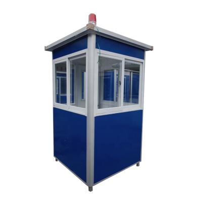 China Modern High Quality Prefab Portable Outdoor Small Size Stainless Steel Security Booth for sale