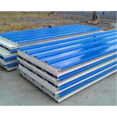 China Modern Aluminum Sandwich Panel Guard House Expanded Polyurethane ENV Prefab Sandwich Panel House In Bangladesh for sale