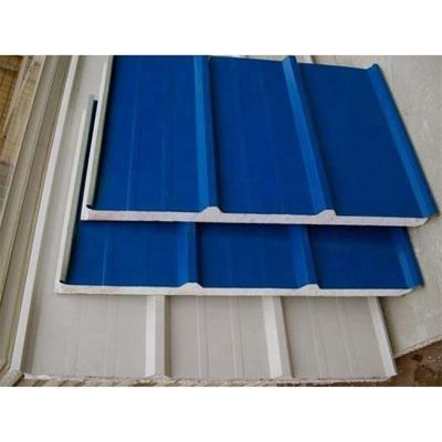 China Decorative Prefab House New Modern Designing Fireproof Waterproofing Roof Sandwich Panel for sale