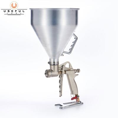 China 2019 Hopper Gun Factory Supply Cement Putty Air Texture Hopper Foaming Paint Spray Gun for sale