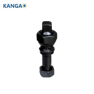 China Black Painted Wheel Bolt M30*1.5 , m20*1.5 Black Painted Wheel Hub Bolt For HINO REAR for sale