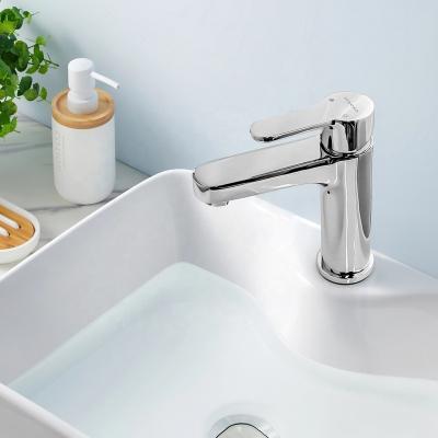 China Metered Faucets High Performance Good Quality Deck Mounted Single Zinc Alloy Handle Tall Basin Faucet Ro Faucet Brass Basin Faucet for sale