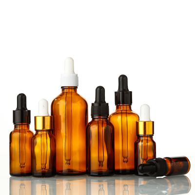 China Do you supply design 5ml 10ml 15ml 20ml 30ml Amber Glass Dropper Bottles Essential Oil Bottle Glass Bottle customization for sale