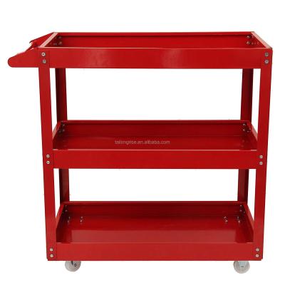 China Modern Desgin 3 Layer Iron Serving Trolley Mobile Tool Trolley Tool Carts for sale