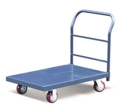 China Material Handling Well-Rated Heavy Duty Steel Structural Platform Hand Truck Trailer With Removable Handle for sale