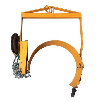 China Durable manual vertical drum lifter/cable drum lifter/forklift drum lifter for sale