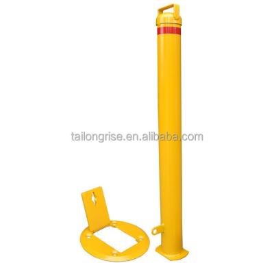 China New Style Easily Assembled Removable Steel Parking Bollard Security Bollard / Powder Coated Steel Bollard for sale