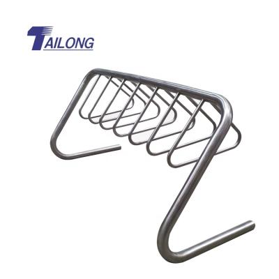 China Glavanized Durable, Stainless Triangle Buckle Style Bike Parking Rack Coat Hanger Steel Bike Rack for sale