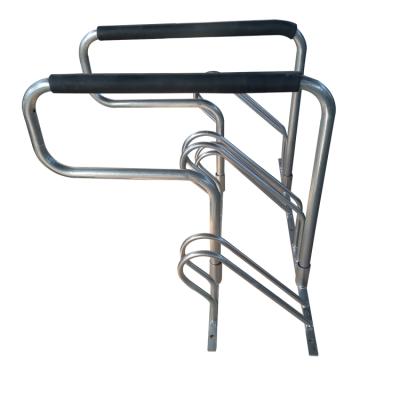 China Durable Hot Dip Galvanized Compact Flat Pack Bike Rack Bike Storage Rack for sale