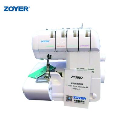 China ZY3002 Mini Manual Overlock Hand Sewing Electric Household Overlock Sewing Machine for Wholesale for sale