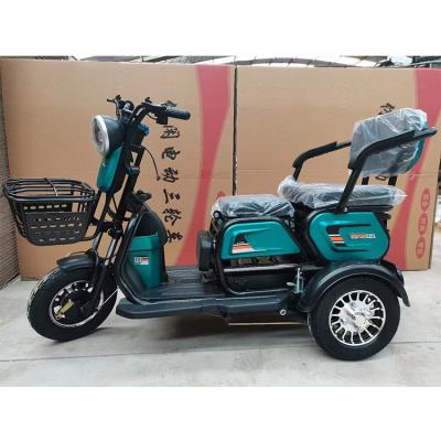 China Passenger factory display 3 wheel electric tricycle for adults motorized tricycle sporting hybrid tricycle steel electric tricycles for sale