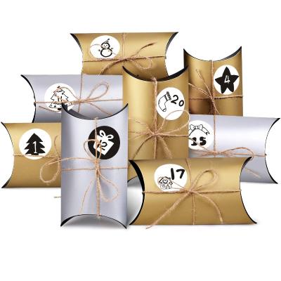 China 24 Eco-Friendly Advent Calendar Box Christmas Decorations DIY Advent Calendars Boxes Advent Calendar for sale