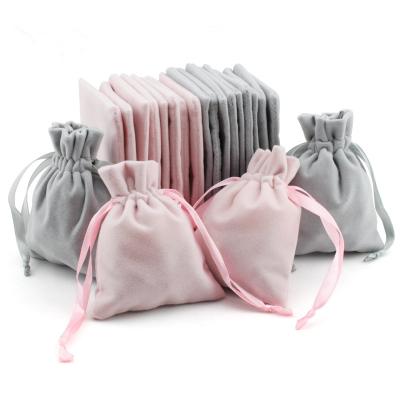 China Modern Velvet Gift Bags Drawstring Jewelry Pouches Candy Bags Wedding Favors for sale