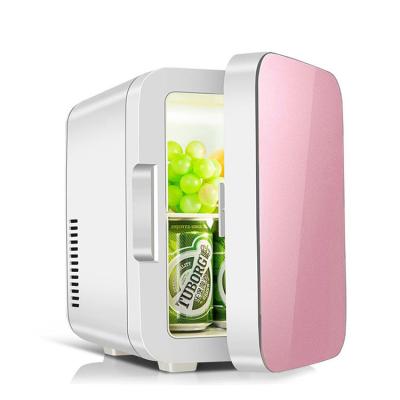 China Wholesale 6L 12V DC 12V THERMOELECTRIC AC 110V Branded Household Beauty Skin Care Small Fridge Mini Fridge for sale