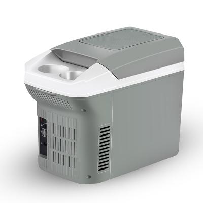 China Cool 20degree Hot Amazon EU USA AQ-8L Same Door Mini Car 12V 230V Camping Electric Cooler Box for sale