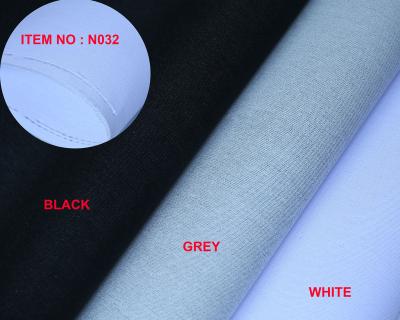 China Fusible Tougher Mono Filament Fusible Oxford Woven Interlining Fabric With Glue For Hats for sale