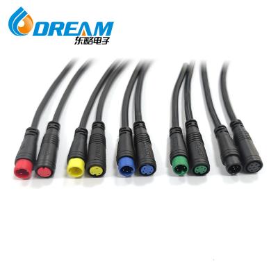 China Electric Bike 4 Pin Mini Waterproof Connector M8 China Factory Price Connector Pins Manufacturer for sale