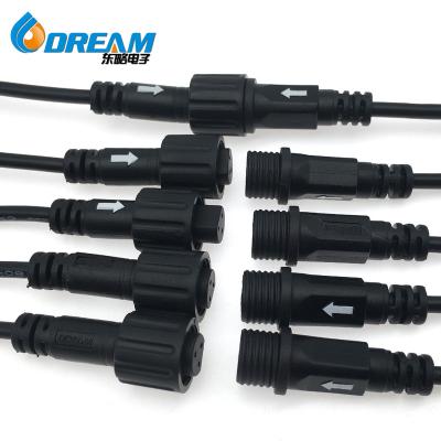 China IP67 Ebike Electric Bike Speed ​​Sensor M10 Male 2 Circular Female Connector 3 4 5 Pin Poles Cable Waterproof Connector for sale