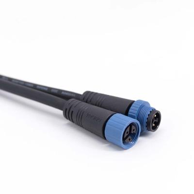 China M15 Automotive DREAM Waterproof 2 Pin Male Female Led Lighting Waterproof Power Cable Connector for sale