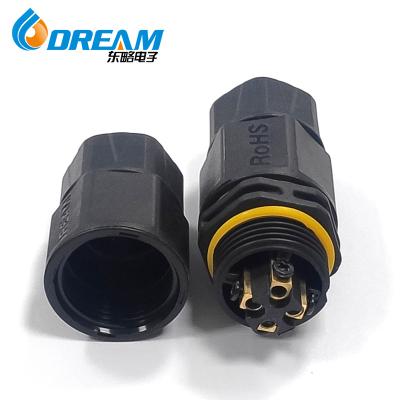 China 20A 450VAC M20 4pin Electric Bike Cable Connector Terminal IP68 Waterproof Waterproof Connector for sale