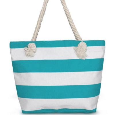 China Fashion New Arrival Girls Carry Holidays Beach Tote Bag Women Summer Shopping Bag With Cotton Strap for sale