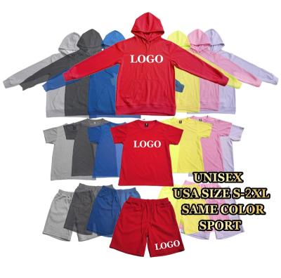 China Custom Logo Hooded Cotton Men's Sweatsuit Sets Anti-pilling Hooded Sweatpants Free Men's Clothing Manufacturers Hoodie Sweatpants Set for sale