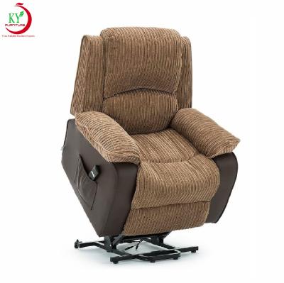 China JKY Adjustable Furniture Heat (Height) Modern Leather Power Lift Recliner Chair for sale