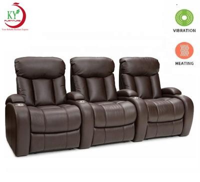 China JKY Modern Furniture Adjustable Electric Recliner Chair Cinema Theater Sofa for sale