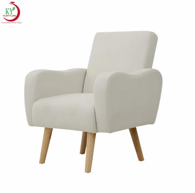 China JKY Adjustable Furniture (Height) White Accent Club Chair For Living Room Bedroom for sale