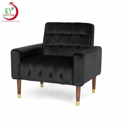 China (Size) JKY Furniture Adjustable Comfortable Soft Jewel Toned Velvet Arm Accent Chair will give your living space with just the right touch for sale