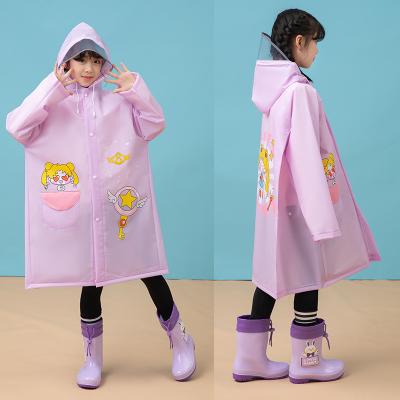 China Bachelorette Waterproof Clothes PVC EVA Kids Raincoat Waterproof Rainjacket Clothes for sale