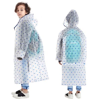 China Bachelorette Waterproof Clothes PVC EVA Kids Raincoat Waterproof Rainjacket Clothes for sale