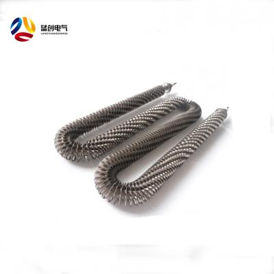 China Heater 3kw , Industry New Electric Process Heating Finned Tubular Heaters Elements For Tunnel / Shrink Heating Furnace for sale