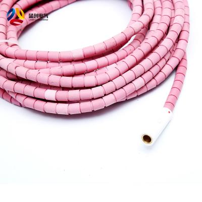 China Fluid Pipe Welding Ceramic Flexible Electric Heating Pad Rope Heater for sale