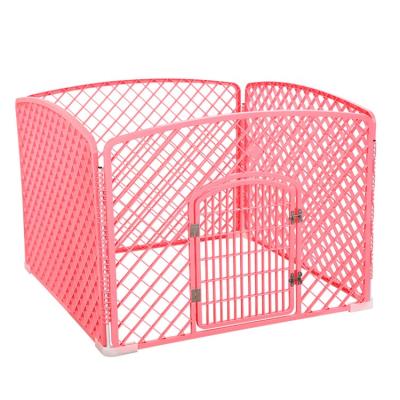 China Large Sustainable Solid Outdoor Dog Fencing Foldable Dog Playpen Cat Fence for sale