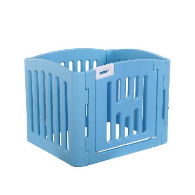 China Easily Assembled Plastic Double Lock 4-Panel Classic Foldable Pet Dog Playpen / Outdoor Plastic Pet Fence for sale