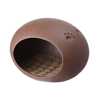 China Factory Direct Removable Felt Shell Type Kennel Cat Litter Pet Nest House Bed Viable for sale