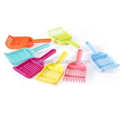 China Latest Sustainable Pet Products Durable Colorful Easy To Clean Cat Litter Scoop for sale