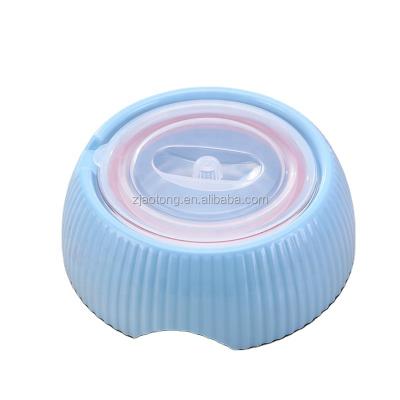 China Viable As Look On TV Plastic Dog Bowl Frosty Pet Food Bowl for sale