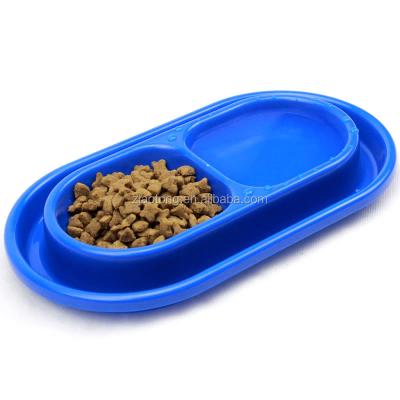 China Sustainable Pet Cat Bowl - Cat Food Water Feeding Double Dog Anti Ants Dog Bowls for sale