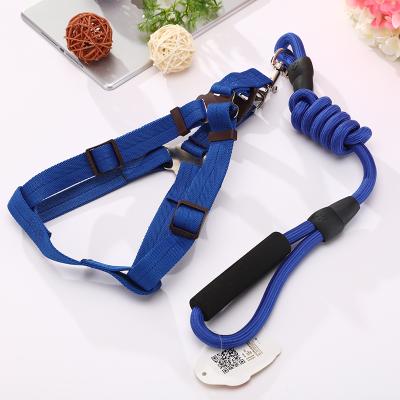 China Pet Dog Leash Outdoor Activities Adjustable Nylon Hands Free Leather Leash For Pet Dog Collars&Leashes for sale