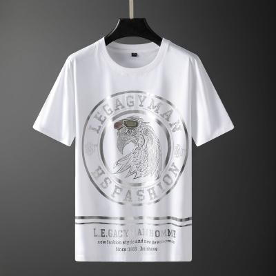 China Breathable Summer Short Sleeve T Shirt With Round Neck Embroidery Printed T Shirt For Men Women Casual Cotton T-shirt for sale