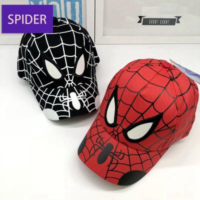 China Basketball Running Fashion Crossed Out Children's Spider Sports Boy Baseball Cap Girl Sun Hat Casual Hat for sale