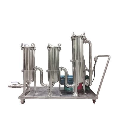 China Factory Filter Industry Bag Sugar Syrup Filter Machine Portable Filter Table for sale