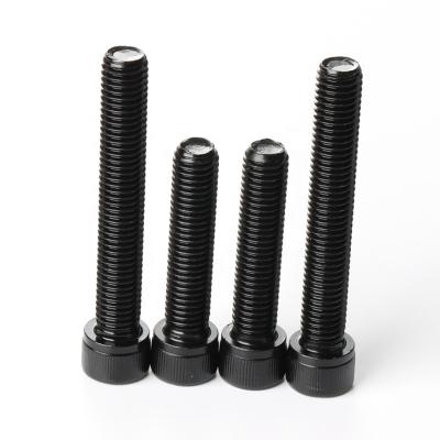 China Steel High strength blackened screws M14 length 25MM to 500MM custom hex socket screws with any metal for sale