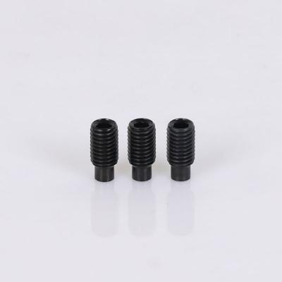 China Alloy steel Factory Direct Sale OEM Convex End Setting Screw Din915 High Strength Blackening Grade 12.9 Socket Set Screw for sale